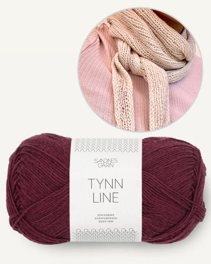 Mini-Tuch Perfect Summer | seidig weich und kühlend aus Tynn Line von Sandnes Garn