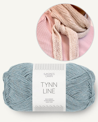 Mini-Tuch Perfect Summer | seidig weich und kühlend aus Tynn Line von Sandnes Garn
