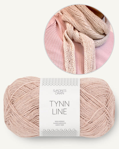 Mini-Tuch Perfect Summer | seidig weich und kühlend aus Tynn Line von Sandnes Garn