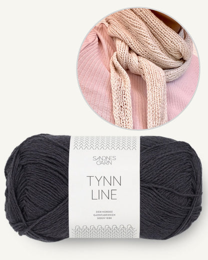 Mini-Tuch Perfect Summer | seidig weich und kühlend aus Tynn Line von Sandnes Garn