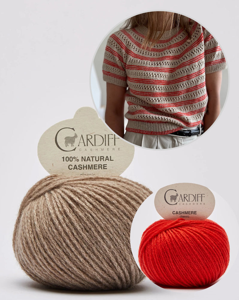 Halo Loop Tee von Other Loops mit Classic Cashmere von Cardiff 18