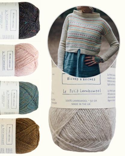 Sirds stīgu džemperis | maigas sirsniņas no Le Petit Lambswool dzijas, ko ražo Biches & Bûches