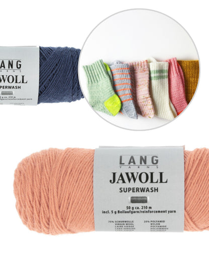 Hello Sailor Socks von Summer Lee mit Jawoll von Lang Yarns 22