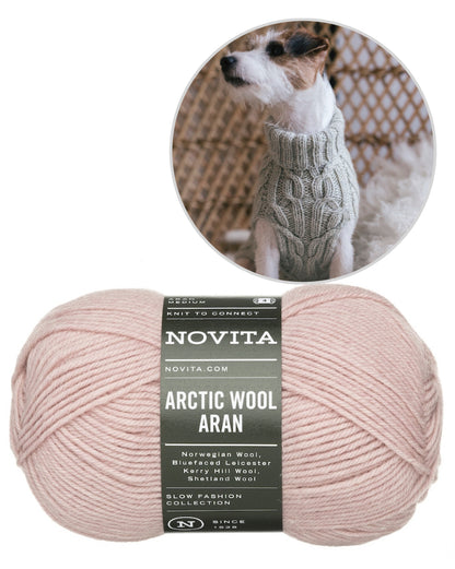Hiljainen ilta Hundepullover | warm und robust aus Arctic Wool von Novita