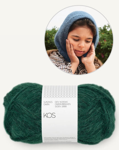 Hugsy Hood Kos Sandnes 2506 | léger et doux en Kos de Sandnes Garn
