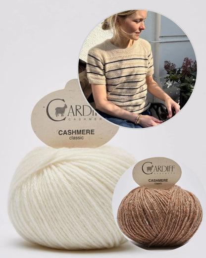 PetiteKnit Ida Tee mit Classic Cashmere von Cardiff 6