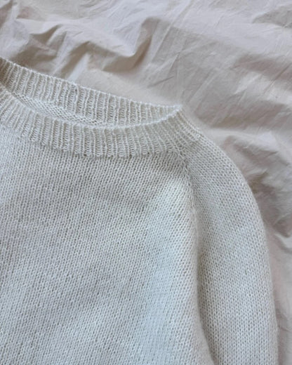 No Frills Sweater | casual classic made from Sunday and Primo Tynn Silk Mohair by Sandnes Garn