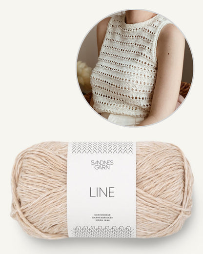 Ingrid Top von Gregoria Fibers mit Line von Sandnes Garn 6