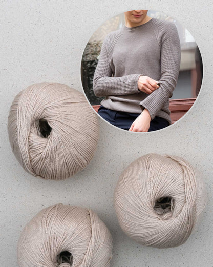 Inside Out Sweater | delicate and light from Saffira by Pascuali