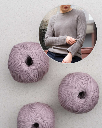 Inside Out Sweater | delicate and light from Saffira by Pascuali