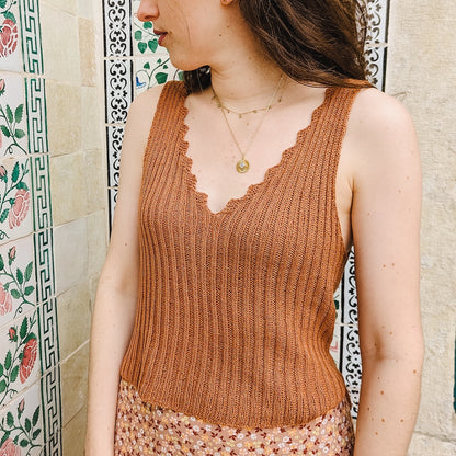Caraco Bedruthan | inspiré de la côte rocheuse de Pure Silk by Knitting for Olive