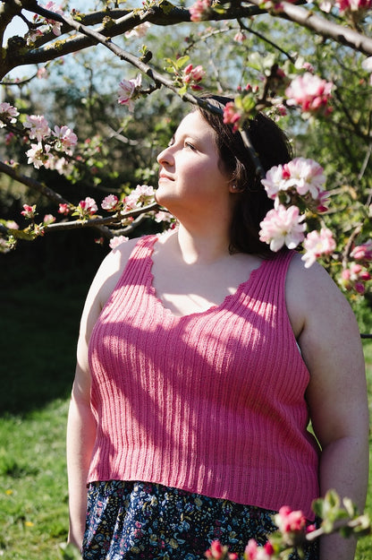 Caraco Bedruthan | inspiré de la côte rocheuse de Pure Silk by Knitting for Olive