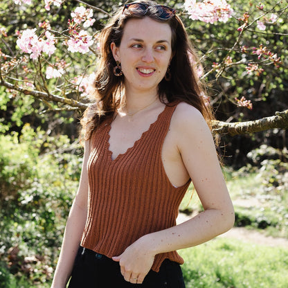 Caraco Bedruthan | inspiré de la côte rocheuse de Pure Silk by Knitting for Olive