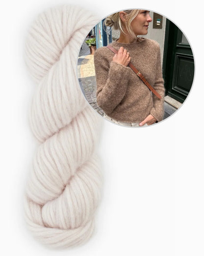 Ivy Sweater - Luft | fin pullover, ekstremt blød, fremstillet af Luft fra Woolfolk