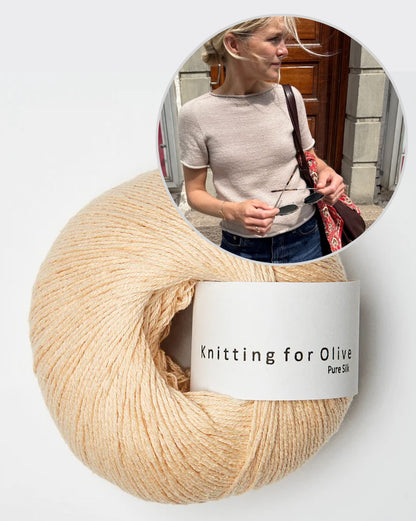 Ivy Tee von PetiteKnit mit Pure Silk von Knitting for Olive 11