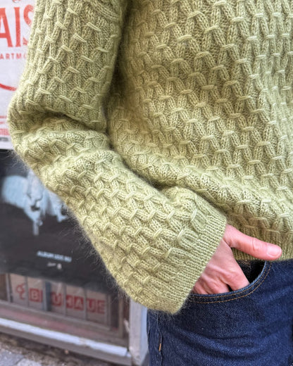 Jenny Blouse | fluffy smock pattern from Sunday and Primo Tynn Silk Mohair by Sandnes Garn