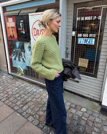 Jenny Blouse | fluffy smock pattern from Sunday and Primo Tynn Silk Mohair by Sandnes Garn