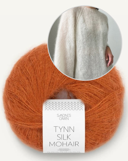 Joo Sweater light von Novemberknits mit Tynn Silk Mohair von Sandnes Garn 14