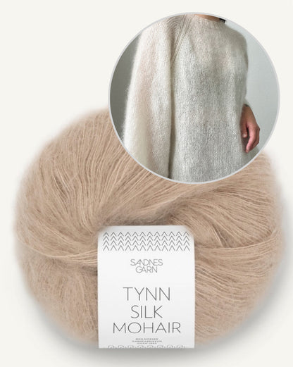 Joo Sweater light von Novemberknits mit Tynn Silk Mohair von Sandnes Garn 15