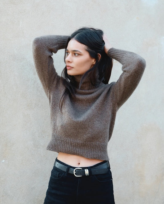 Karl Johann Sweater | cozy turtleneck made from Merino and Soft Silk Mohair