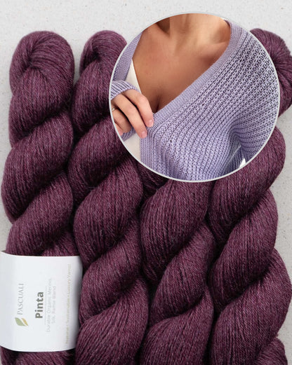 Katie Cardigan | classique en demi-côtes avec la Pinta de Pascuali