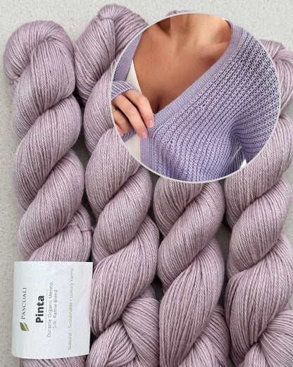 Katie Cardigan | classique en demi-côtes avec la Pinta de Pascuali
