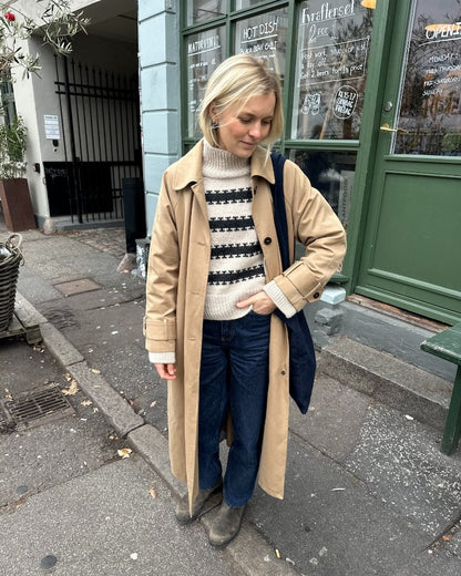 Key Sweater | stilvoll verzahnte Streifen aus Peer Gynt und Alpakka Folgetrad von Sandnes Garn