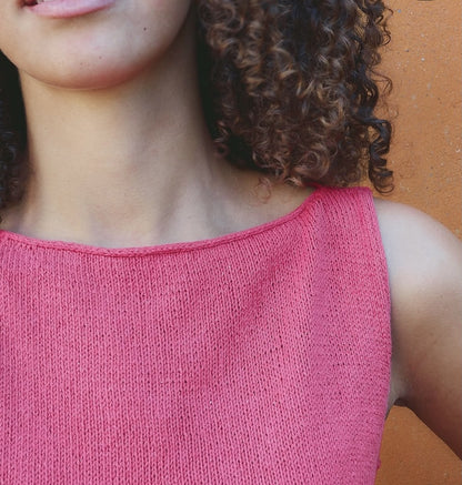 Sigrid Top | let A-formet model i ren silke fra Knitting for Olive