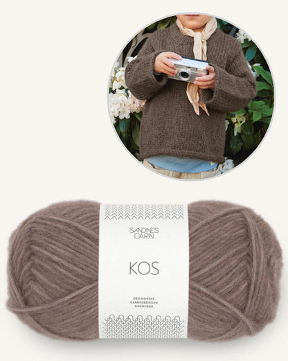 Kinsley Sweater Junior Kos Edition | Set of yarn and instructions from collection 2408 - Mykt til Barn 