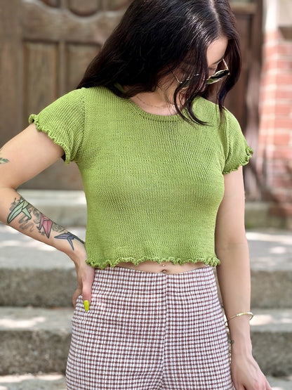 Baby Gem T-shirt | fortryllende flæser i Mandarin Petit fra Sandnes Garn