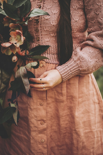 Meadowflower Cardigan von Kleinigkeitenliebe mit Classic Cashmere von Cardiff 9