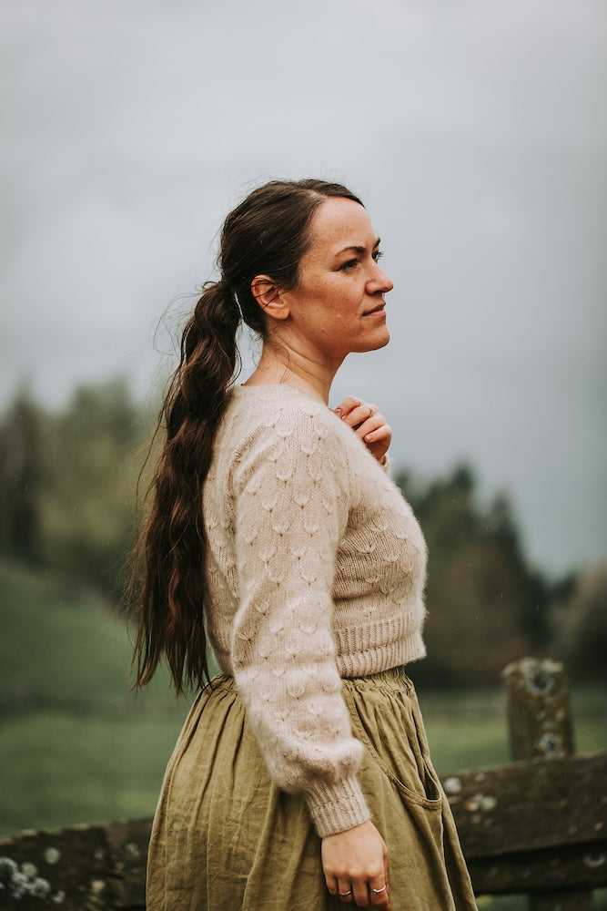 Meadowflower Cardigan von Kleinigkeitenliebe mit Classic Cashmere von Cardiff 2