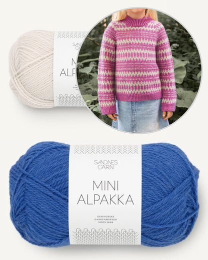 Kleiva Kinderpullover | Strickset mit gedruckter Anleitung 2411 Norske Ikoner Barn