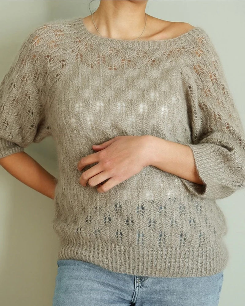 Isolde Blouse von Knitting for Olive mit Soft Silk Mohair 9