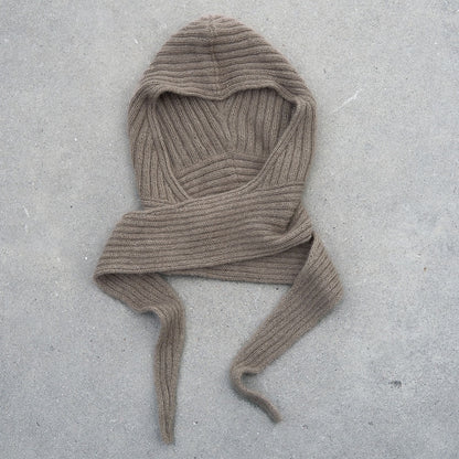 Alex Hood | weicher Kapuzenschal aus Merino und Soft Silk - Set mit PDF-Anleitung