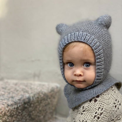 Baby Bear Balaclava mit Merino und Soft Silk Mohair von Knitting for Olive 7
