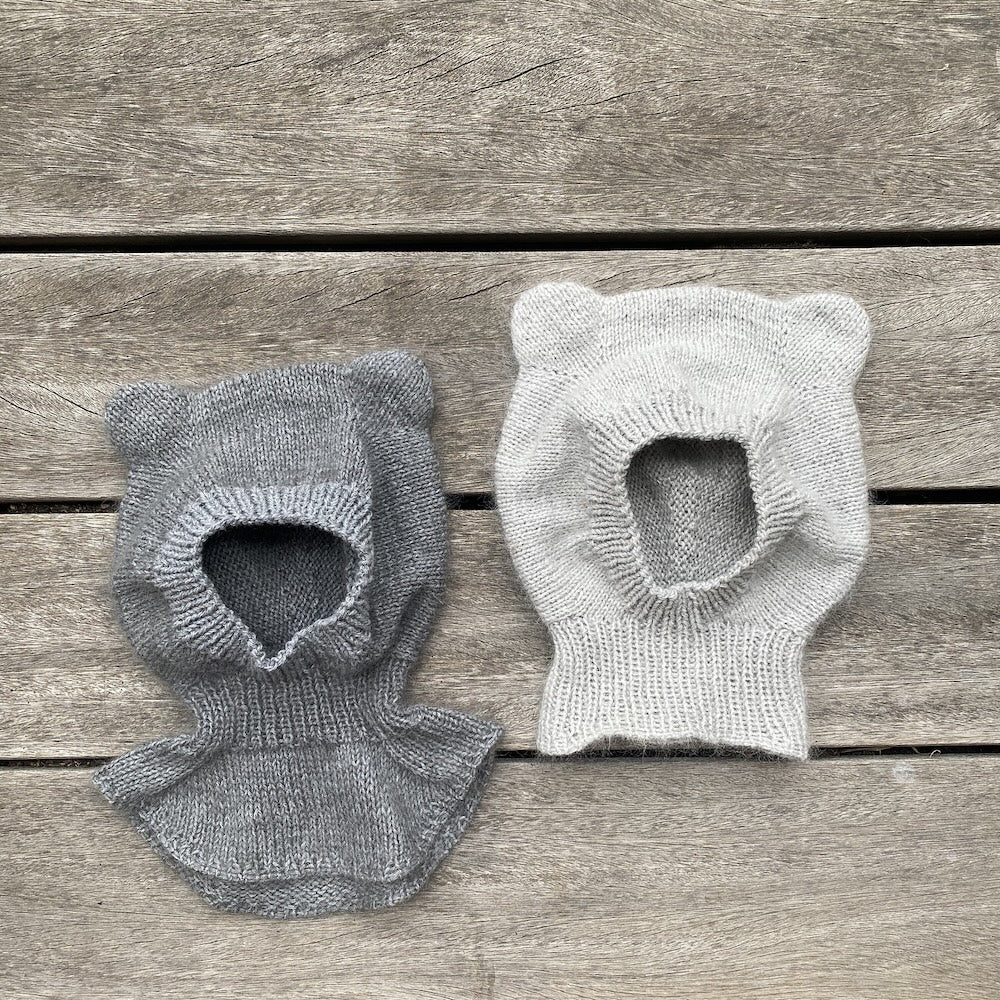 Baby Bear Balaclava mit Merino und Soft Silk Mohair von Knitting for Olive 9