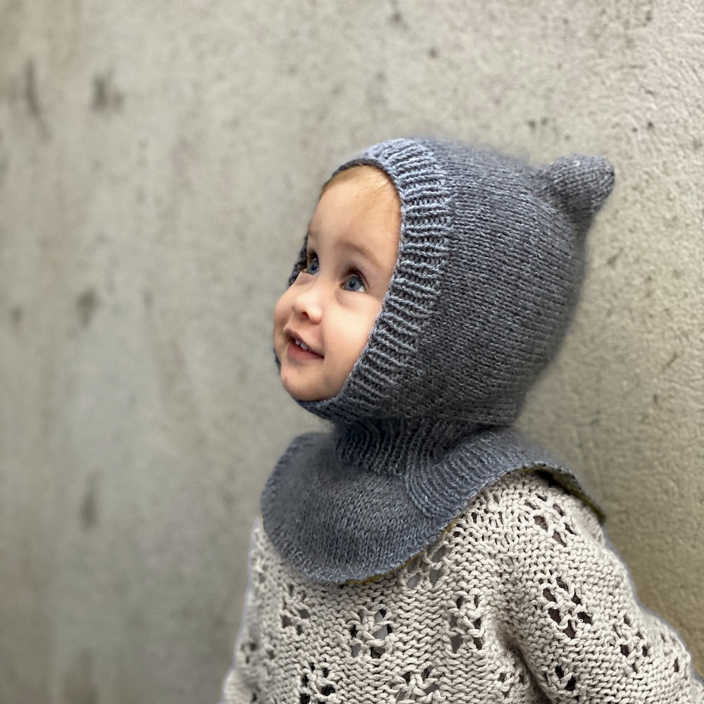 Baby Bear Balaclava mit Merino und Soft Silk Mohair von Knitting for Olive 10