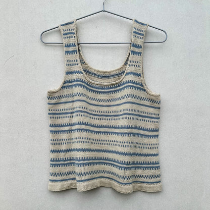 Lima Top | motif graphique en coton mérinos de Knitting for Olive