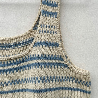 Lima Top | motif graphique en coton mérinos de Knitting for Olive