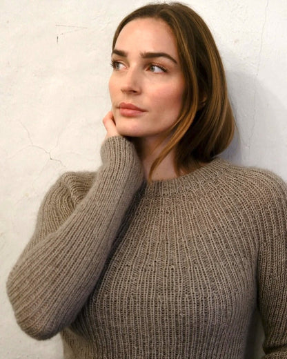Bellis Rib Shirt | delicate pattern made from Merino and Soft Silk Mohair