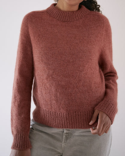 Carlie Sweater | décontracté et élégant en mérinos et Soft Silk Mohair de Knitting for Olive