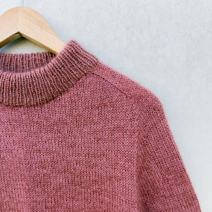 Carlie Sweater | décontracté et élégant en mérinos et Soft Silk Mohair de Knitting for Olive