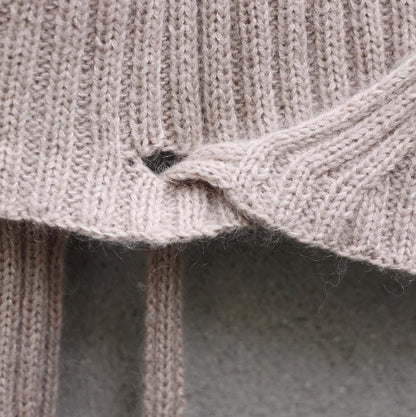 Darling Wrap | ravissant cardigan portefeuille en mérinos et soie douce
