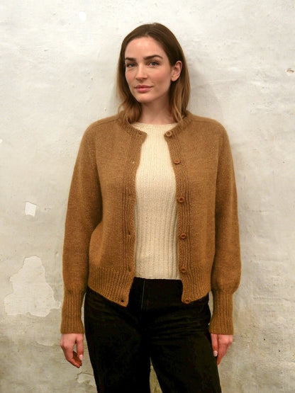 Johanne Cardigan | elegant and basic made of Merino and Soft Silk Mohair