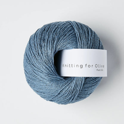 Knitting for Olive Pure Silk Farbe dove blue