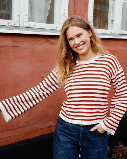 Samsø Pullover | maritime stripes from Merino by Knitting for Olive