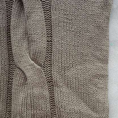 Twisted V-Top | zarter Zopf mit Pure Silk von Knitting for Olive