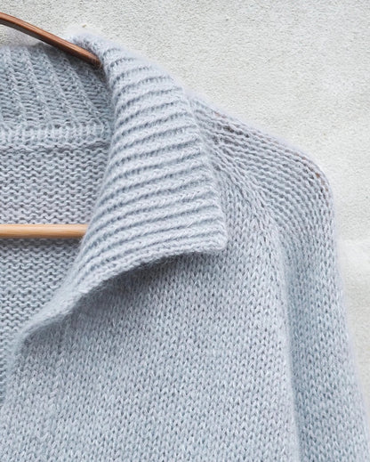 Wilson Sweater | zarter Polokragen aus Merino und Soft Silk Mohair von Knitting for Olive