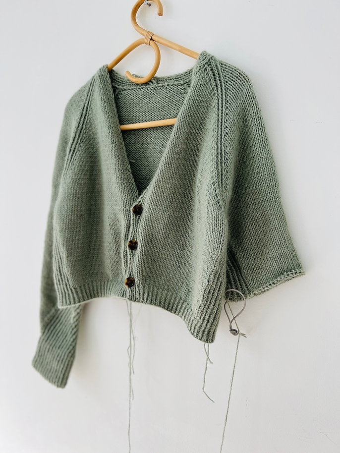 Kolibri by Johanna Edgar Cardigan mit Heavy Merino und Soft Silk Mohair von Knitting for Olive 6
